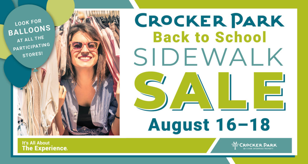 Fri, Aug 16th - Sun, Aug 18th Get ready to shop all the best back-to-school sales at your favorite stores during our annual Summer Sidewalk Sale!