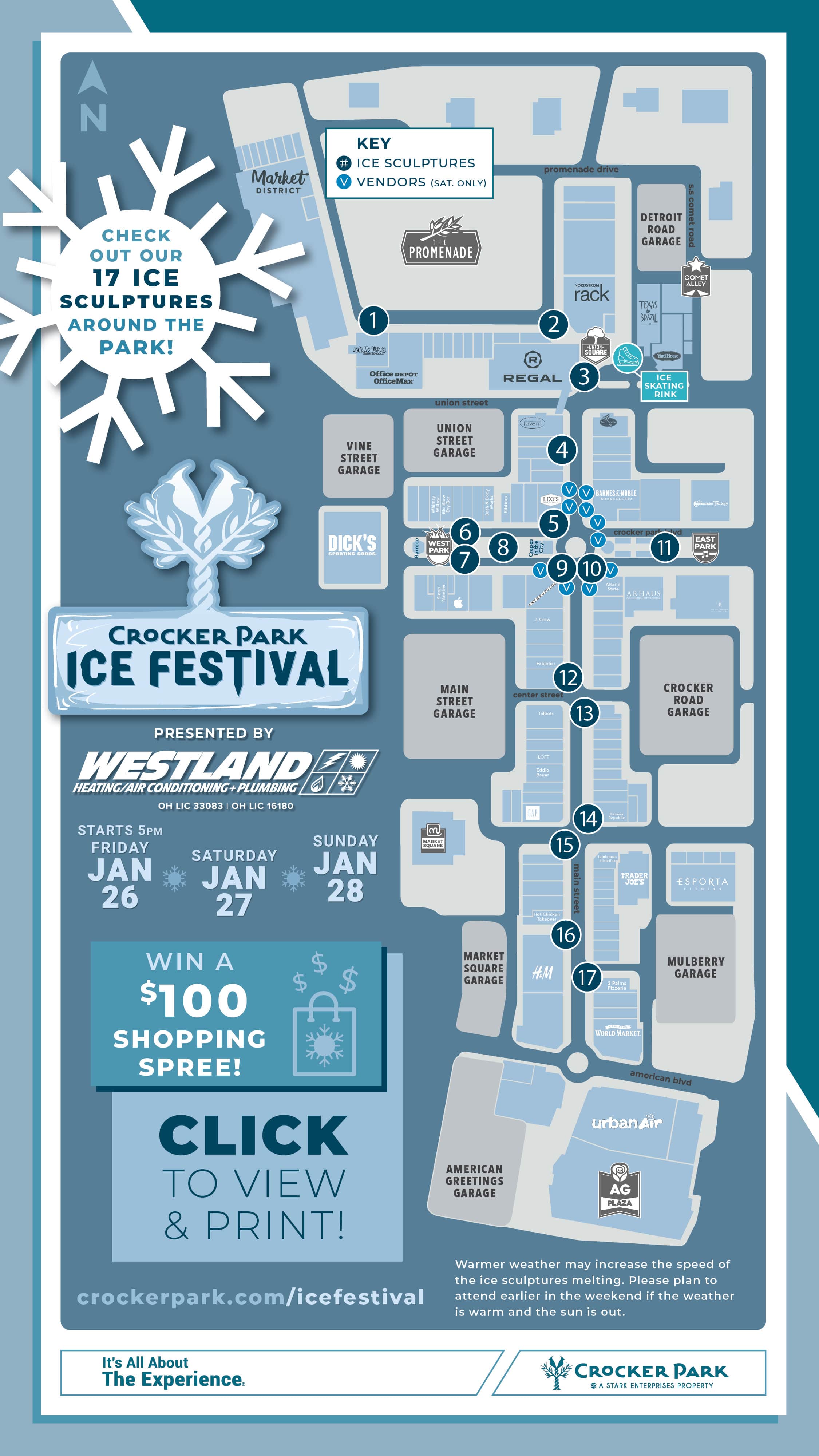 Ice Festival Map