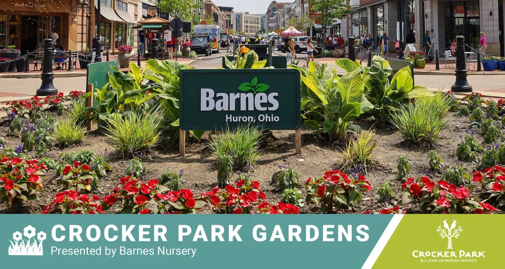 Open Now Enjoy the beauty of the summer gardens at Crocker Park now until September presented by Barnes Nursery.