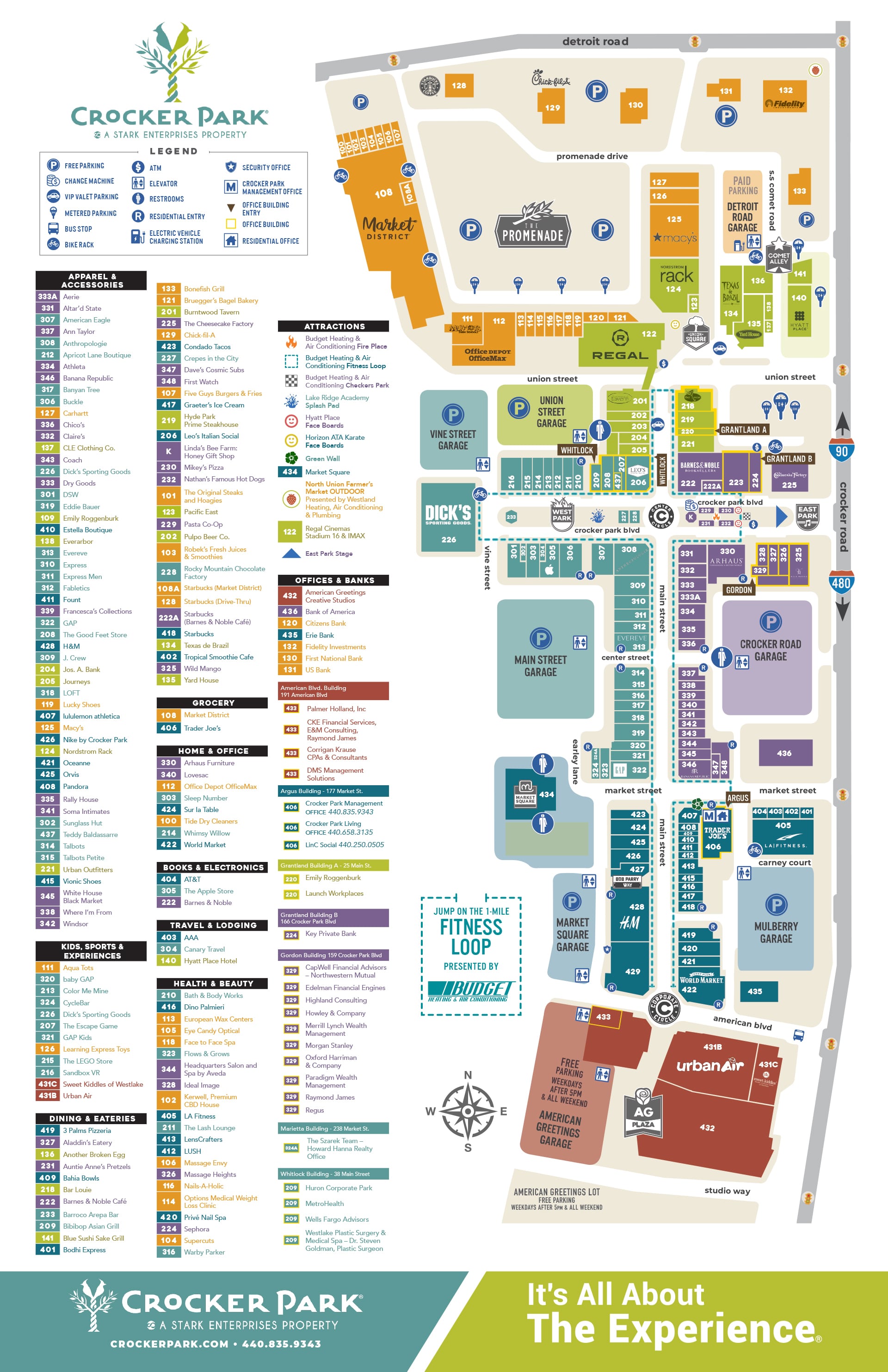 Crocker Park Directory & Map