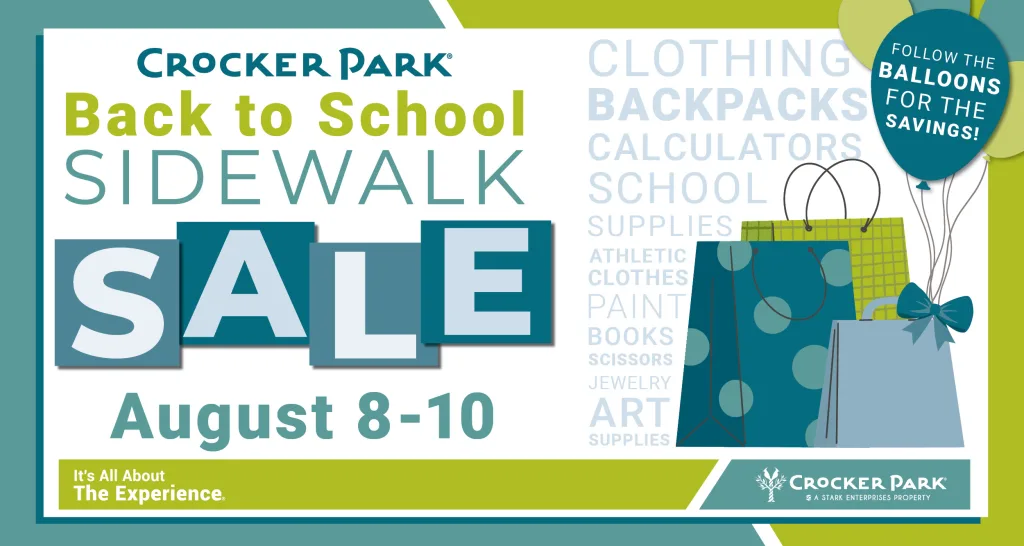Back to School Sidewalk Sale