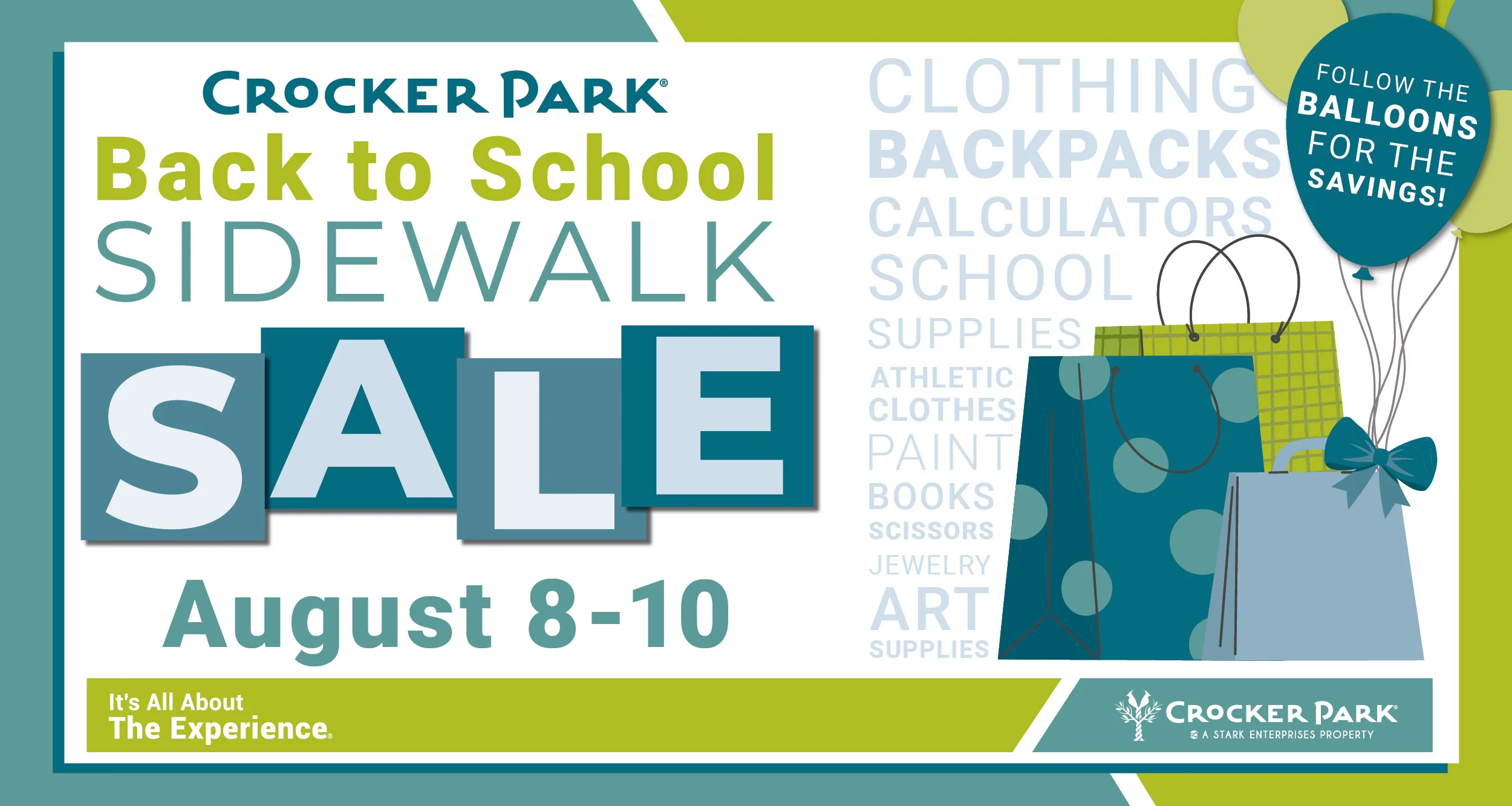 Back to School Sidewalk Sale