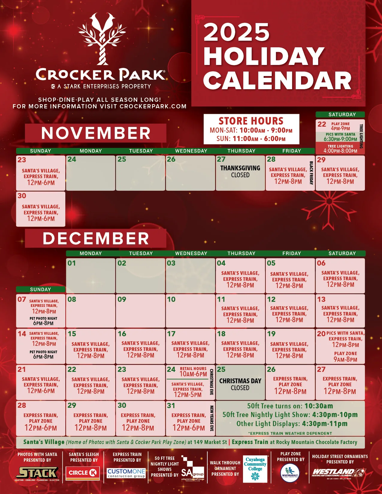 2025 Holiday Calendar