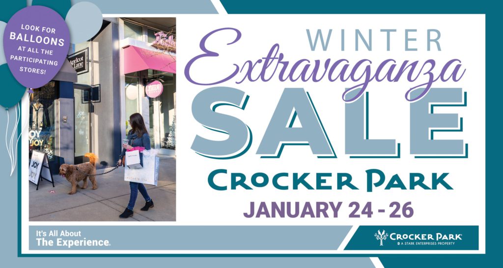 Fri, Jan 24th - Sun, Jan 26th Get ready to shop ‘til you drop at the Winter Extravaganza Sale. Snag the best deals of the season from your favorite stores!