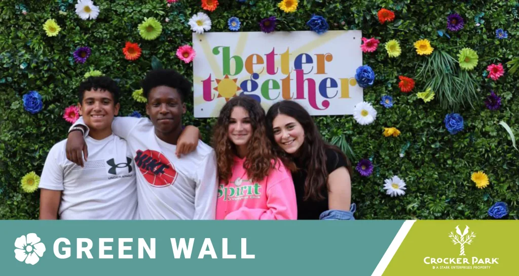 green wall